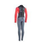 ION-Wetsuit Capture 5/4 Back Zip junior steel blue/red/black 104/4 2022