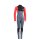 ION-Wetsuit Capture 5/4 Back Zip junior steel blue/red/black 152/12 2022