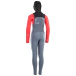 ION-Wetsuit Capture 6/5 Hood Front Zip junior steel blue/red/black 104/4 2022