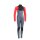 ION-Wetsuit Capture 5/4 Front Zip junior steel blue/red/black 104/4 2022
